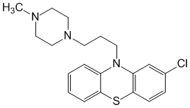 Структурная формула Прохлорперазин