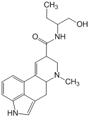 Структурная формула Метилэргометрин