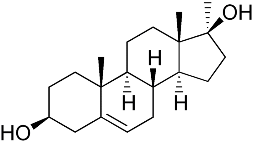 Структурная формула Метандриол