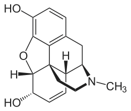 Структурная формула Морфин