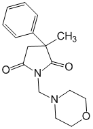 Структурная формула Морсуксимид