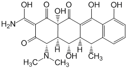 Структурная формула Доксициклин