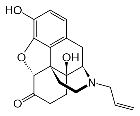 Структурная формула Налоксон