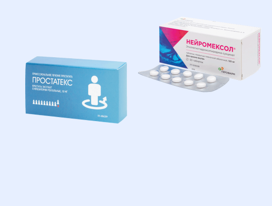 Нейромексол<sup>®</sup>, Простатекс
