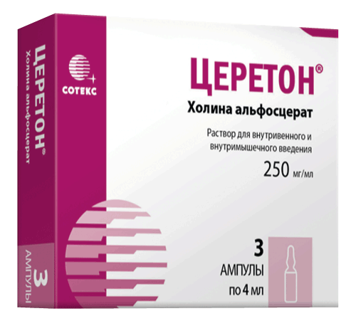 Церетон®: №3 - амп. 4 мл (3)  - уп. контурн. яч. - пач. картон.