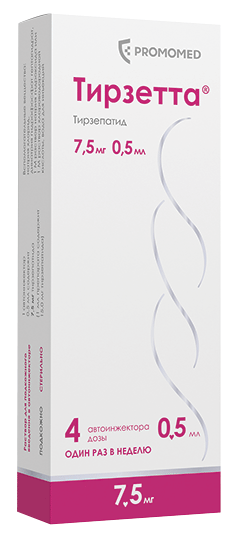 Тирзетта®: №4 - шпр. 0.5 мл - автоинжект. (4) - пач. картон.