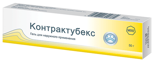 Контрактубекс: туб. алюм. 50 г - пач. картон.
