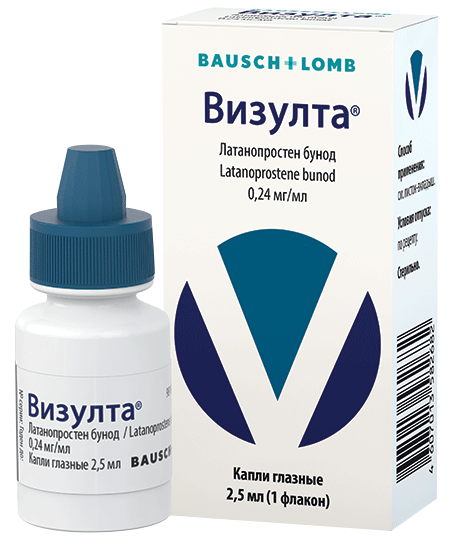 Визулта®: фл. 2.5 мл - пач. картон.