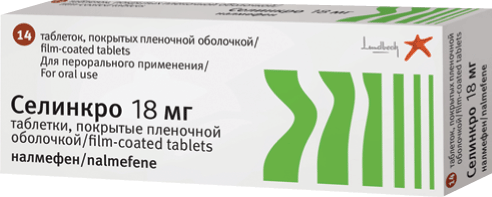 Селинкро: табл. п.п.о. 18 мг, №14 - 14 шт. - бл. - пач. картон. 