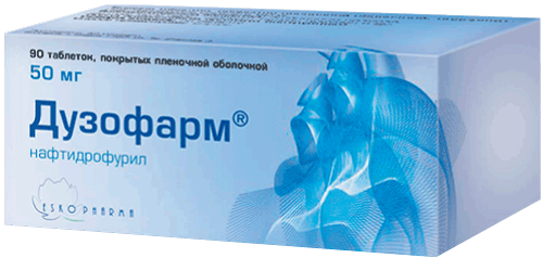 Дузофарм®: табл. п.п.о. 50 мг, №90 - 10 шт. - бл. (9)  - пач. картон. 