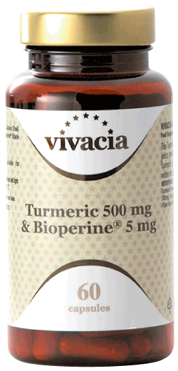 Vivacia Куркума 500 мг и Биоперин 5 мг: №60 - 60 шт. - фл.