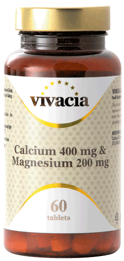 Vivacia Кальций 400 мг и Магний 200 мг: №60 - 60 шт. - фл.