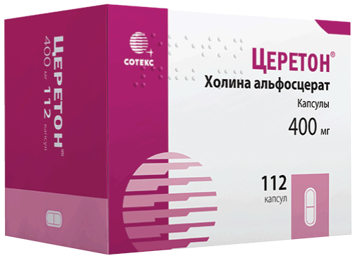 Церетон®: капс. 400 мг, №112 - 14 шт. - уп. контурн. яч.  (8)  - пач. картон. 