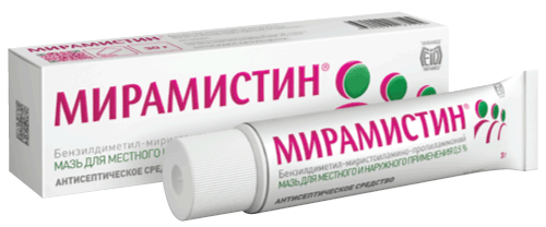 Мирамистин®: туб. алюм. 30 г - пач. картон.