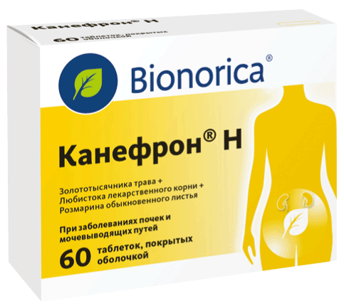 Канефрон® H: №60 - 20 шт. - бл. (3)  - пач. картон.